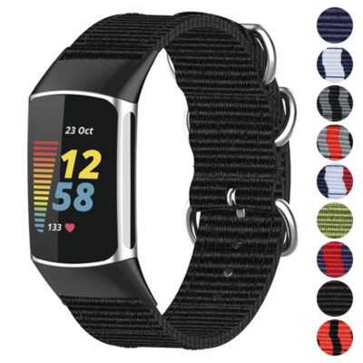 Shop the Military Strap for Fitbit Charge 5 at Ele Straps. Durable, stylish, and comfortable, this strap is perfect for workouts and everyday wear. Available in multiple colors