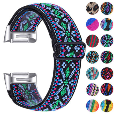 Shop the Pattern Comfort Stretch Band for Fitbit Charge 6. This stylish, colorful strap offers comfort and durability, perfect for everyday wear and fitness tracking