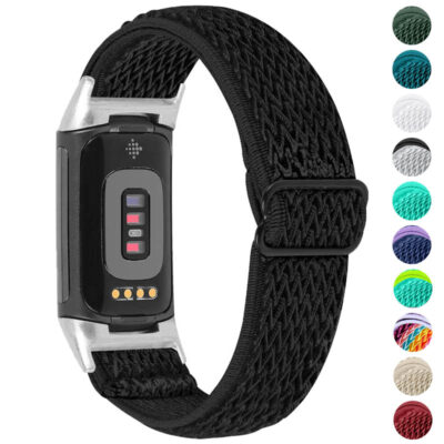 Comfort Stretch Band for Fitbit Charge 5, designed for optimal comfort and flexibility. Available in various colors, it enhances your fitness tracker with style and durability