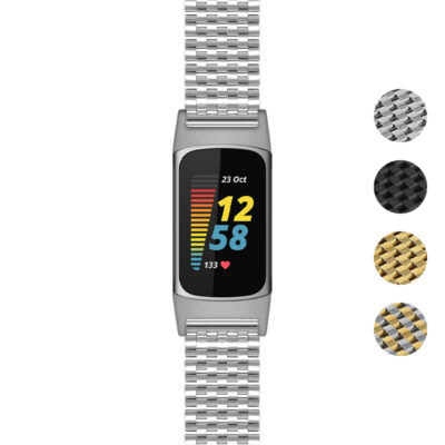 Shop the Vintage Beads of Rice Bracelet for Fitbit Charge 5. This stylish and durable watch band enhances your fitness tracker with a unique, vintage-inspired design