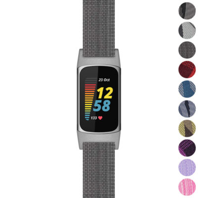 Upgrade your Fitbit Charge 5 with the Canvas Tech Strap. Durable and stylish, this strap offers comfort and a secure fit. Available in multiple colors to match your style