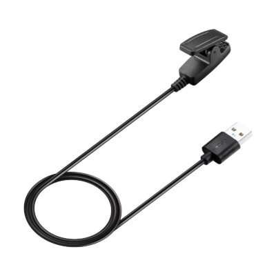 Charger for Garmin Lily and Vivomove HR, featuring a durable USB connection and a secure clip design. Perfect for keeping your smartwatch powered and ready for use