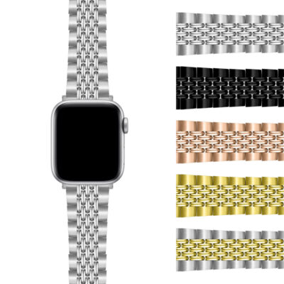 Beads of Rice Bracelet for Apple Watch, available in 38mm, 40mm, 42mm, and 44mm. Stylish and durable, this watch band enhances your Apple Watch with a unique design