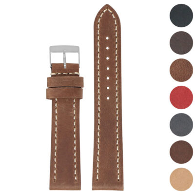 Vintage Leather Strap for Garmin Legacy Saga Series: Rey. Enhance your style with this durable, comfortable watch band available in multiple colors. Perfect for any occasion!