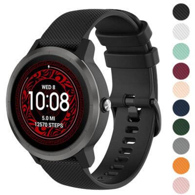 Elevate your style with the Summit Strap for Garmin Vivoactive 3. This durable, comfortable watch band is perfect for fitness enthusiasts and everyday wear. Available in multiple colors