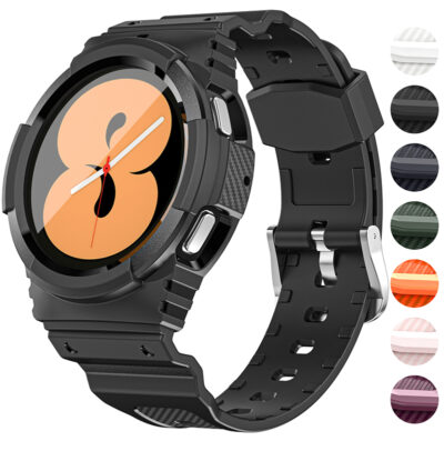 Defender Protective Band for Samsung Galaxy Watch 4 offers durable protection and style. Available in multiple colors, this watch strap ensures a secure fit for your active lifestyle