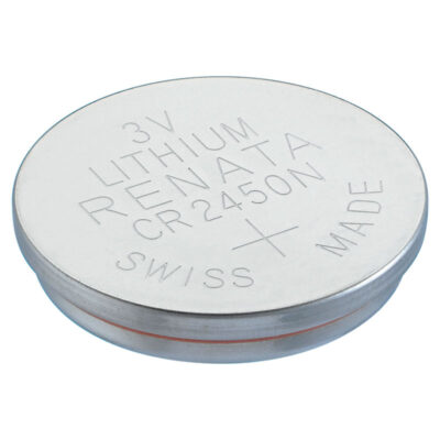 2450 Renata Watch Battery - Reliable 3V lithium power for your watch. Swiss-made quality ensures long-lasting performance. Shop now at Ele Straps for watch accessories!