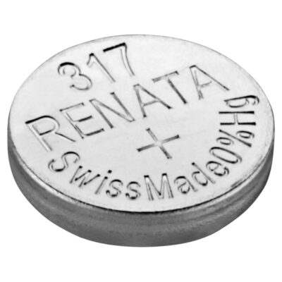 Shop the Ele Straps store for the reliable 317 Renata Watch Battery. This Swiss-made battery ensures your watch runs smoothly and accurately. Perfect for all your timekeeping needs