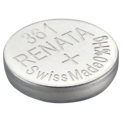 Shop the 361 Renata Watch Battery, a reliable Swiss-made power source for your timepieces. Perfect for keeping your watch running smoothly and efficiently