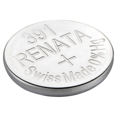 391 Renata Watch Battery for reliable and long-lasting power. Perfect for various watch models, this Swiss-made battery ensures optimal performance for your timepieces