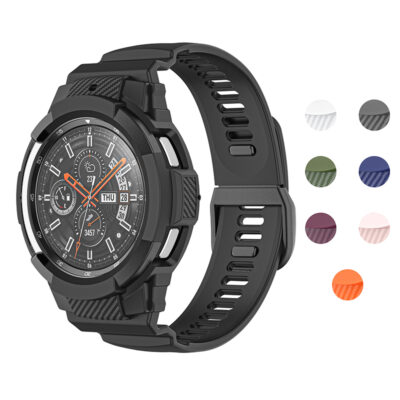 Defender Protective Band for Samsung Galaxy Watch 4 Classic features a durable design with a secure fit. Available in multiple colors, it combines style and protection for your smartwatch