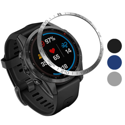 Elevate your Garmin Fenix 7S & 7S Pro with our sleek bezel. Available in multiple colors, this accessory enhances style while providing durability for outdoor adventures