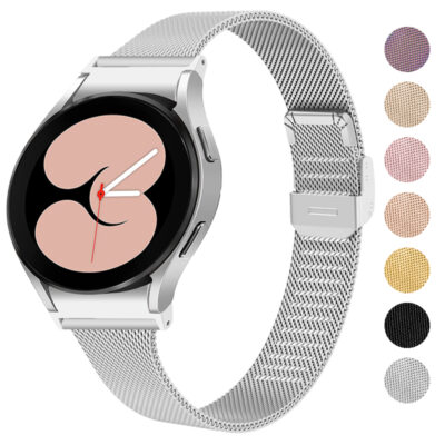 Slim Mesh Band for Samsung Galaxy Watch 6 offers a sleek, stylish look with breathable design. Upgrade your watch with this comfortable and durable strap available in multiple colors