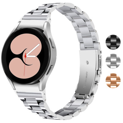 Sleek and stylish Slim Everyday Bracelet for Samsung Galaxy Watch 5 & 4. Perfect for daily wear, this stainless steel strap adds elegance to your smartwatch. Available in multiple colors