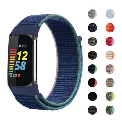 Everyday Nylon Strap for Fitbit Charge 5 offers comfort and style. Available in multiple colors, it's perfect for daily wear and enhances your fitness tracking experience