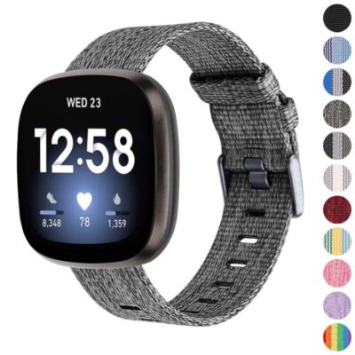 Everyday Canvas Strap for Fitbit Sense 2 offers a stylish, durable design. Perfect for daily wear, it enhances your smartwatch with comfort and versatility. Available in multiple colors