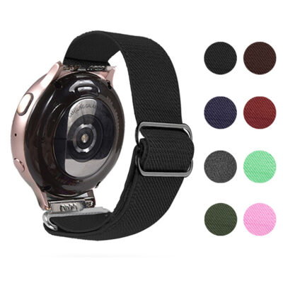 Comfort Stretch Band for Samsung Watches in 20mm and 22mm sizes. Durable and stylish, this watch strap offers a secure fit and comes in various colors to match your style