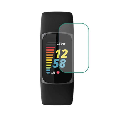 Screen Protector for Fitbit Charge 5, designed to safeguard your device's display from scratches and damage. Enhance your fitness tracker with this essential accessory from Ele Straps