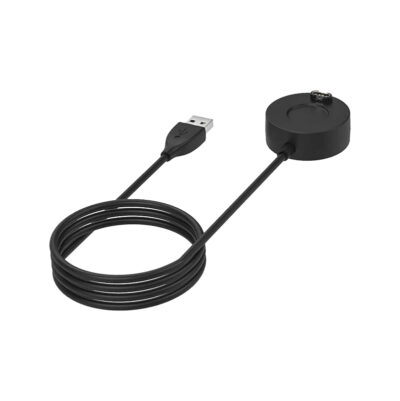 USB charger for Garmin Tactix 7, featuring a durable design and a long cable for convenient charging. Perfect accessory for your Garmin watch. Shop now at Ele Straps!