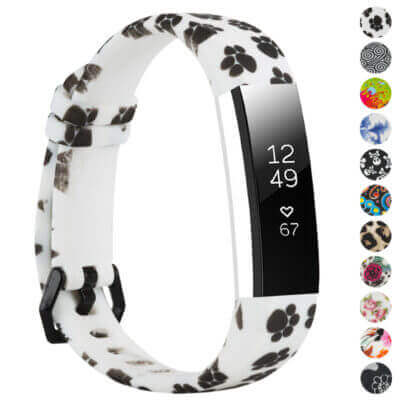 Shop the Printed Active Strap for Fitbit Alta & Alta HR. This stylish, floral design adds a vibrant touch to your fitness tracker while ensuring comfort and durability