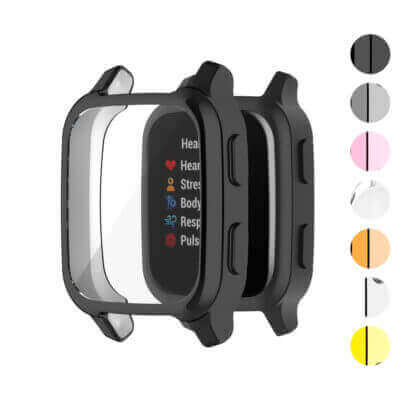 Protective Case for Garmin Venu Sq offers durable protection and style. Keep your smartwatch safe with this sleek accessory, available in multiple colors. Perfect for active lifestyles!