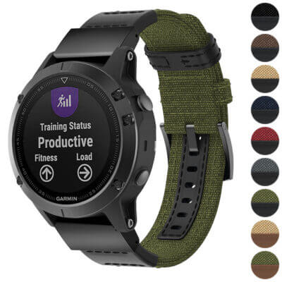 Rugged Canvas Band for Garmin Instinct offers durability and style. Perfect for outdoor adventures, this strap combines comfort and functionality in various colors. Upgrade your watch today!