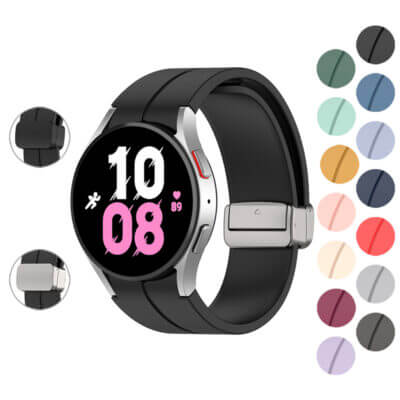 Shop the Mag-Clasp Active Band for Samsung Galaxy Watch 5 Pro & Galaxy Watch 4. Durable, stylish, and available in multiple colors, it's perfect for any occasion