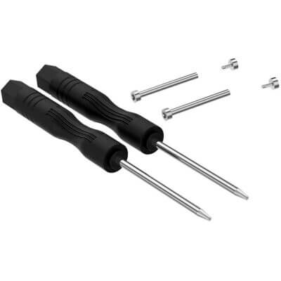 Replacement screws for Garmin Forerunner 935, including two precision screwdrivers. Ideal for maintaining and customizing your watch bands and accessories. Shop now at Ele Straps!