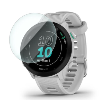 Protect your Garmin Forerunner 55 with our high-quality screen protector. Enhance durability and clarity while keeping your watch looking new. Perfect for active lifestyles!