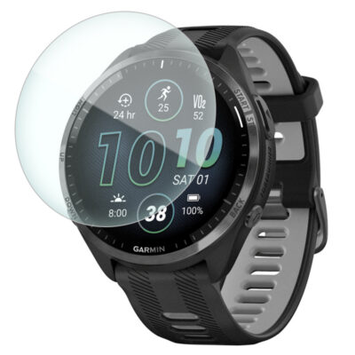 Protect your Garmin Forerunner 965 with our durable screen protector. Designed for optimal clarity and touch sensitivity, it ensures your watch stays scratch-free and functional