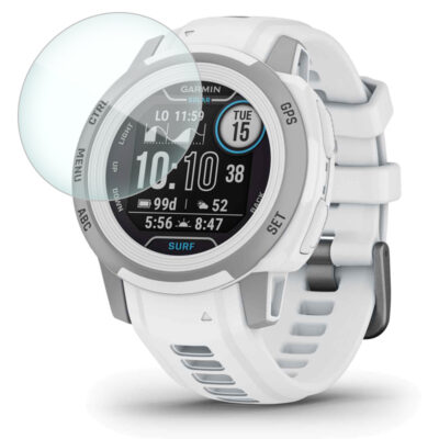 Protect your Garmin Instinct 2S with our durable screen protector. Designed for optimal clarity and touch sensitivity, it keeps your watch safe from scratches and damage