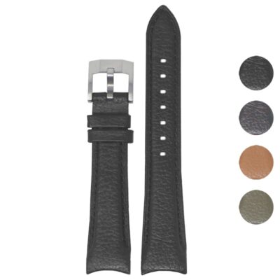 DASSARI Fitted Leather Band for Rolex, crafted from premium leather. This 20mm watch strap combines style and durability, perfect for elevating your timepiece. Available in multiple colors