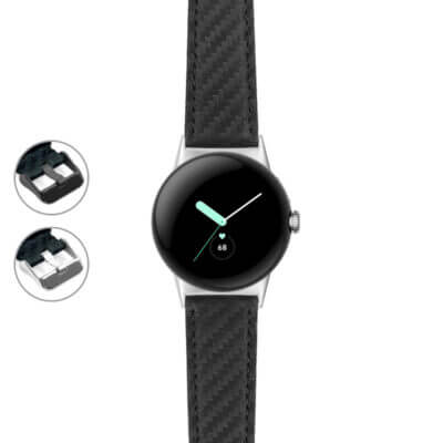 DASSARI Carbon Fiber Strap for Google Pixel Watch offers a sleek, durable design. Upgrade your smartwatch with this stylish and comfortable band, perfect for any occasion