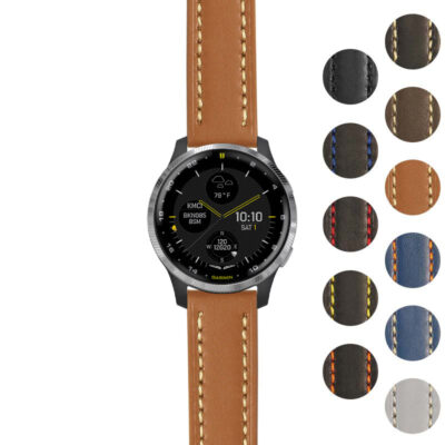 Rugged Leather Strap for Garmin D2 Air X10. Durable and stylish, this strap enhances your smartwatch with a premium look. Available in multiple colors for a personalized touch