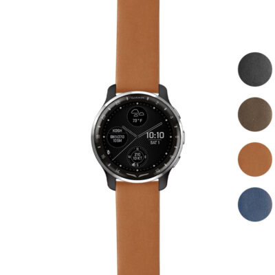 Thick Leather Strap for Garmin D2 Air X10 offers a stylish upgrade with durable leather. Available in multiple colors, it's perfect for enhancing your watch's look and comfort