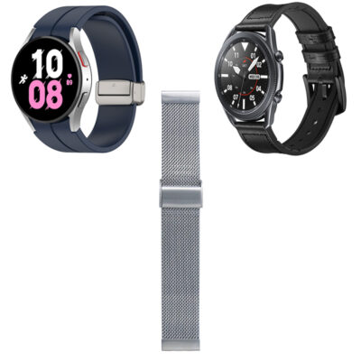 Elevate your style with the Men's Strap Bundle for Samsung Galaxy Watch 5. This versatile set includes multiple bands to match any occasion, ensuring comfort and durability