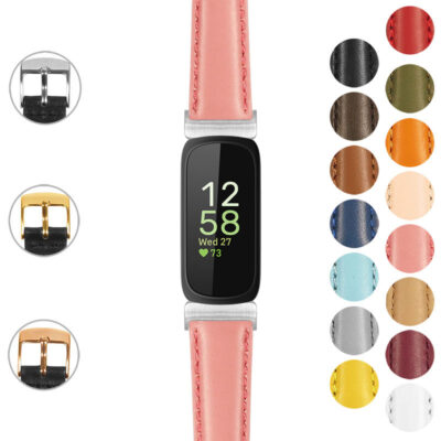 Everyday Leather Strap for Fitbit Inspire 3 offers stylish comfort and durability. Available in various colors, it's the perfect accessory to elevate your smartwatch experience