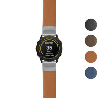 Thick Leather Strap for Garmin Enduro offers durability and style. Upgrade your watch with this premium accessory, available in multiple colors for a personalized look