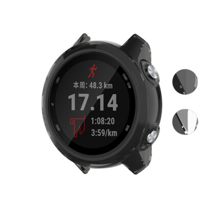 Durable case protector for Garmin Forerunner 245, designed to shield your smartwatch from scratches and impacts. Perfect accessory for active lifestyles. Shop now at Ele Straps!