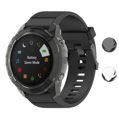 Protective Case for Garmin Fenix 6X: Durable and stylish, this case shields your smartwatch from scratches and impacts. Perfect for outdoor enthusiasts and daily wear