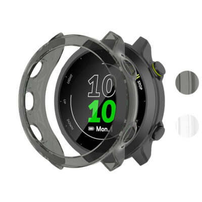 Transparent Protective Case for Garmin Forerunner 55, designed to safeguard your watch while maintaining its sleek look. Perfect for active lifestyles and everyday use