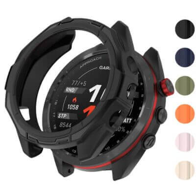 Protective Case for Garmin Approach S70 (42mm) offers durability and style. Perfectly fits your watch, safeguarding it from damage. Available in multiple colors. Ideal for outdoor enthusiasts