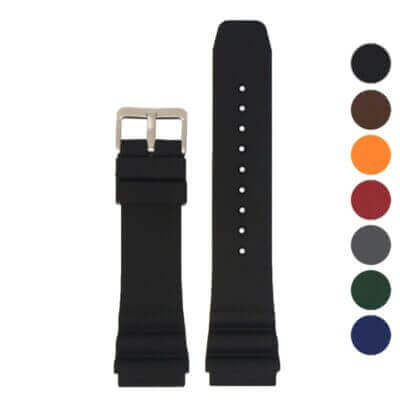 Shop the Wave Rubber Strap from Ele Straps. This durable 22mm rubber watch band offers comfort and style, perfect for any occasion. Available in multiple colors