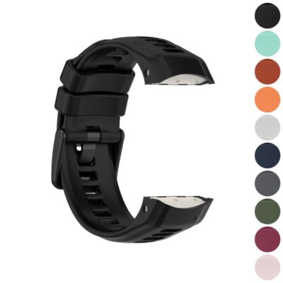 Durable Summit Strap for Garmin Instinct 2S in sleek black. Perfect for outdoor adventures, this watch band offers comfort and style. Available in multiple colors to match your vibe