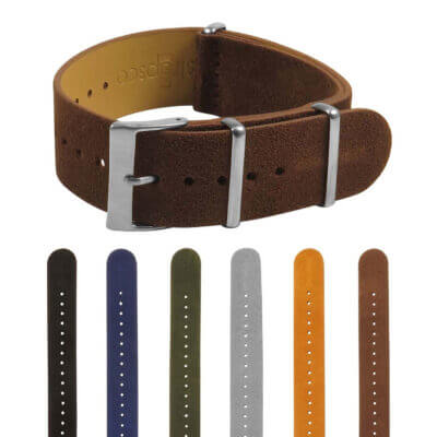 Upgrade your style with the Suede One-Piece Strap for MoonSwatch. This durable and stylish watch band comes in multiple colors, perfect for any occasion