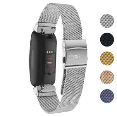 Pro Mesh Strap for Fitbit Inspire 3 offers a sleek, stylish design with a durable mesh finish. Available in multiple colors, it's perfect for enhancing your fitness tracker experience