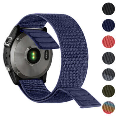 Hook and Loop Horizon Strap for Garmin Quatix 5, featuring a durable design and adjustable fit, available in various colors for personalized style