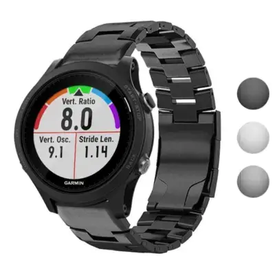 Vented Titanium Bracelet for Garmin Forerunner 935, crafted from durable metal. Stylish and functional, designed to enhance your smartwatch experience