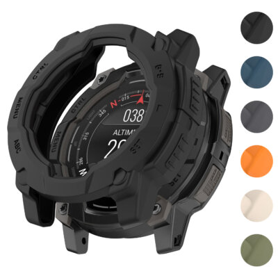 Durable Armor Case for Garmin Instinct 3, compatible with Garmin Instinct and Instinct models. Available in sizes L, M, S. Features a rugged design for enhanced protection