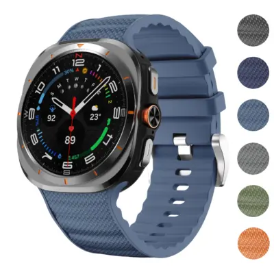Endurance Band for Samsung Galaxy Watch Ultra in blue. Available in sizes L, M, S. Compatible with Galaxy Watch Ultra. Features a durable, stylish design